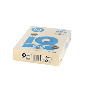 IQ Másolópapír, színes, A4, 80g. IQ CR20 500ív/csomag, pasztell krém