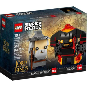 LEGO (40631) BrickHeadz A Gyűrűk Ura - Szürke Gandalf és Balrog