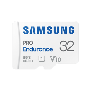 SMG SAMSUNG Memóriakártya, PRO Endurance microSD kártya 32 GB, CLASS 10, UHS-I (SDR104), + SD Adapter, R100/W30