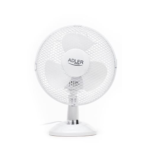 ADLER AD 7302 asztali ventilátor 23cm fehér (AD 7302)