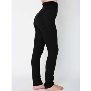 AMERICAN APPAREL Női nadrág American Apparel AA8375 Women&#039;S Cotton Spandex Yoga pant -XS, Black