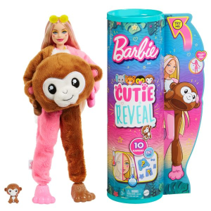 Mattel Barbie Cutie Reveal: Meglepetés baba 4. széria - Majmocska