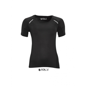 SOL&#039;S Női póló SOL&#039;S SO01415 Sol&#039;S Sydney Women - Short Sleeve Running T-Shirt -XS, Black