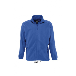 SOL&#039;S Uniszex kabát SOL&#039;S SO55000 Sol&#039;S north Men - Zipped Fleece Jacket -L, Royal Blue