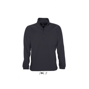 SOL&#039;S Uniszex pulóver SOL&#039;S SO56000 Sol&#039;S ness - Fleece 1/4 Zip Sweatshirt -M, Charcoal Grey