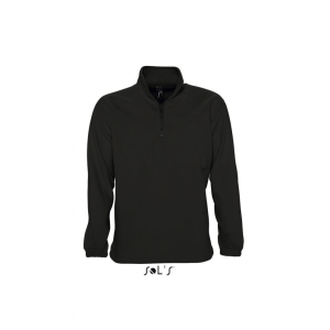 SOL&#039;S Uniszex pulóver SOL&#039;S SO56000 Sol&#039;S ness - Fleece 1/4 Zip Sweatshirt -XL, Black