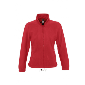 SOL&#039;S Női kabát SOL&#039;S SO54500 Sol&#039;S north Women - Zipped Fleece Jacket -S, Red