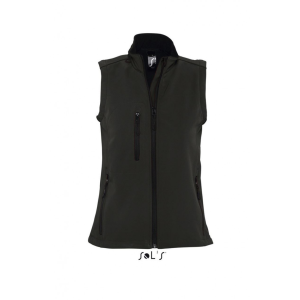 SOL&#039;S Női kabát SOL&#039;S SO46801 Sol&#039;S Rallye Women - Sleeveless Softshell Jacket -2XL, Black