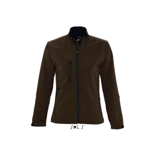 SOL&#039;S Női kabát SOL&#039;S SO46800 Sol&#039;S Roxy - Women&#039;S Softshell Zipped Jacket -XL, Dark Chocolate