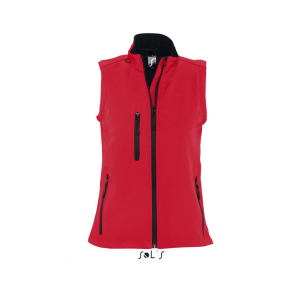 SOL&#039;S Női kabát SOL&#039;S SO46801 Sol&#039;S Rallye Women - Sleeveless Softshell Jacket -2XL, Pepper Red