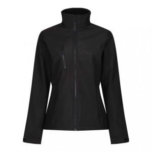 Regatta Női kabát Regatta RETRA613 Women&#039;S Ablaze 3 Layer printable Softshell Jacket -20, Black/Black