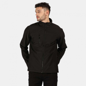 Regatta Uniszex kabát Regatta RETRA610 Ablaze 3 Layer printable Softshell Jacket -M, Black/Black