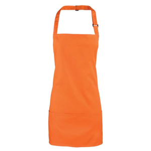 Premier Uniszex kötény Premier PR159 Colours Collection’ 2 In 1 Apron -Egy méret, Orange