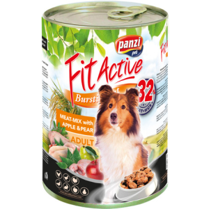  FitActive Dog Meat-Mix with Apple & Pear konzerv 1.24 kg