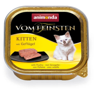 Animonda Vom Feinsten Kitten – Szárnyashúsos eledel kölyök macskáknak (16 x 100 g)