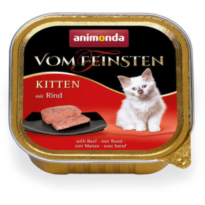 Animonda Vom Feinsten Kitten – Marhahúsos macskaeledel kiscicáknak (16 x 100 g)