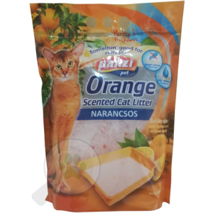  Panzi narancs illatú szilikonos macskaalom (3.8 liter l 1.6 kg)