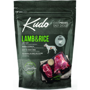 Kudo Junior Mini Lamb & Rice Low Grain 3 kg