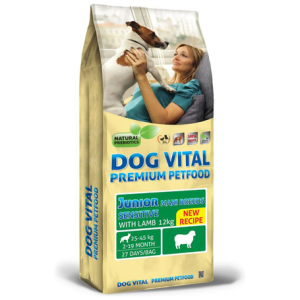 DOG VITAL Junior Maxi Breeds Sensitive Lamb 12 kg