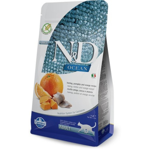  N&D Cat Grain Free herinngel, sütőtökkel és naranccsal 300 g