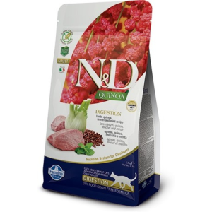 Natural & Delicious N&D Cat Grain Free Quinoa Digestion Lamb – Emésztési problémákra - 300 g