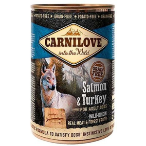 Carnilove Adult Salmon & Turkey konzerv (24 x 400 g) 9.6 kg