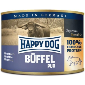Happy Dog Pur Italy - Bivalyhúsos konzerv (6 x 200 g) 1.2 kg