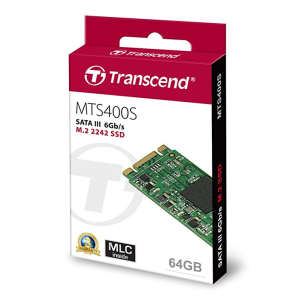 Transcend M.2 2242 SATA 6GB/s, 64GB, MLC belső SSD