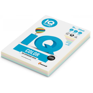 IQ MIX-PACK Color A4 80g anyagában színezett másolópapír pasztell 250 lap