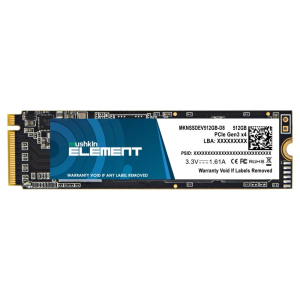 Mushkin 512GB Element M.2 PCIe M.2 2280 MKNSSDEV512GB-D8