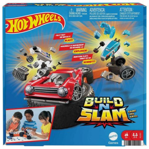 Mattel Hot Wheels: Build n Slam autóépítő társasjáték (HLX91) (HLX91)