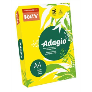 REY "Adagio" Másolópapír színes A4 80g intenzív sárga (ADAGI080X636) (ADAGI080X636) - Nyomtató- és másolópapír