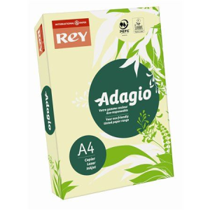 REY "Adagio" Másolópapír színes A4 160g pasztell sárga (ADAGI160X473) (ADAGI160X473)