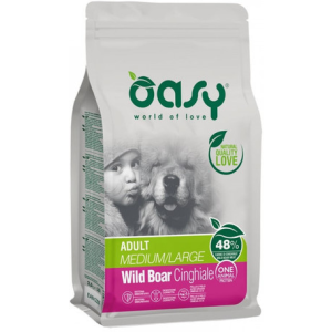  Oasy Dog One Animal Protein Adult Medium/Large Wild Boar 2.5 kg