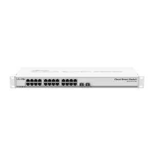 MIKROTIK RouterBoard CSS326-24G-2S+RM 1U 24port GbE LAN 2x 10GbE SFP+ Cloud Smart Switch