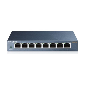 TP-Link Switch - TL-SG108 (8 port, 1000Mbps; fém ház)