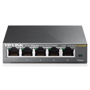 TP-Link Switch Unmanaged Pro - TL-SG105E JetStream™ (Easy Smart, 5 port, 1000Mbps)