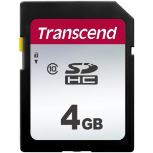 Transcend 4GB SDHC SDC300S Class 10 U1 V30