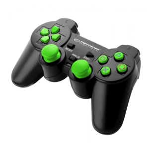 Esperanza Corsair USB gamepad Black/Green PC/PS2/PS3