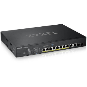 ZyXEL 8-port Multi-Gigabit Smart Managed PoE Switch with 2 10GbE and 2 SFP+ Uplink