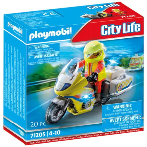 Playmobil Mentőmotor villogó fénnyel 71205