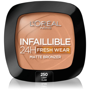 L´Oréal Paris L’Oréal Paris Infaillible Fresh Wear 24h bronzosító matt hatással árnyalat 250 Light 9 g