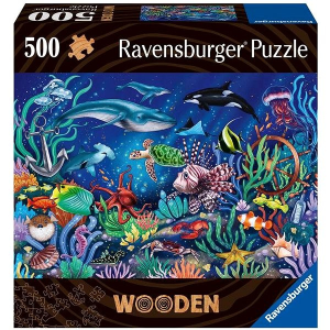 Ravensburger Puzzle 175154 Fa puzzle Tenger alatti világ 500 darab