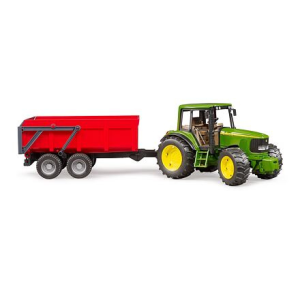 Bruder Traktor - JOHN DEERE 6920, billenthető pótkocsival - 2057 1:16