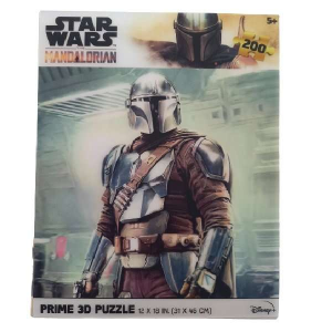Star Wars Csillagok háborúja - Star Wars The Mandalorian 3D puzzle, 200 darabos