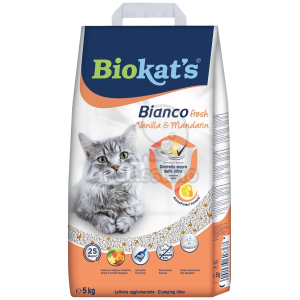  Biokat's Bianco Fresh vanília & mandarin macskaalom 5 kg