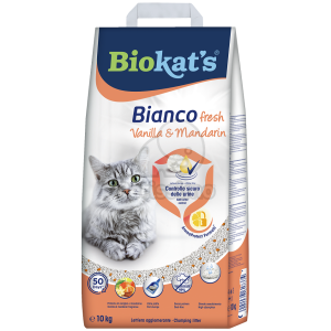  Biokat's Bianco Fresh vanília & mandarin macskaalom 10 kg