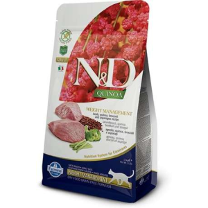 N&D N&amp;D Cat Grain Free Quinoa Weight Management Lamb – Súlykontroll - 300 g