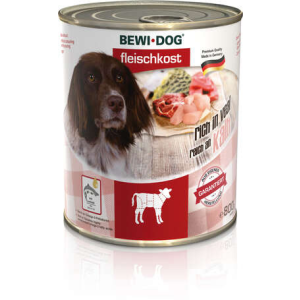 Bewi-Dog borjú színhúsban gazdag konzerves eledel (6 x 800 g) 4.8 kg