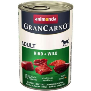 Animonda GranCarno Adult vadhúsos és marhahúsos konzerv (6 x 400 g)